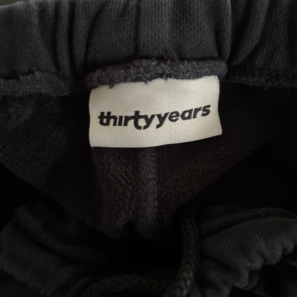Thirty Years Range Straight Leg Pant XS Black Drawstring Waist Pockets Cotton - Picture 4 of 6